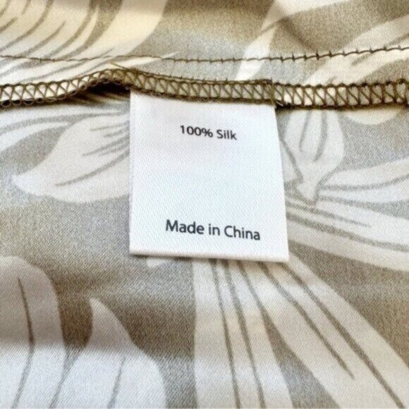 NWT La Ligne Pyper Green White Silk Smocked Meghan Markle Maxi Dress Size S - Picture 11 of 12